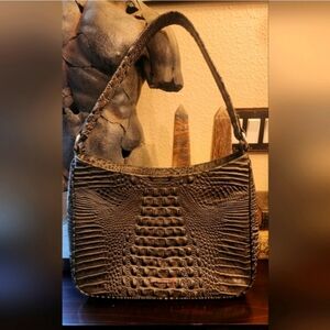 NWT BRAHMIN Meg Unused Handbag in Serpentine-A Shade For All Seasons